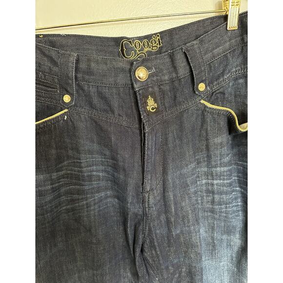 Coogi Authentic Denim Blu Jeans Mens Size 42 35 Embroidered Pocket - Picture 3 of 14
